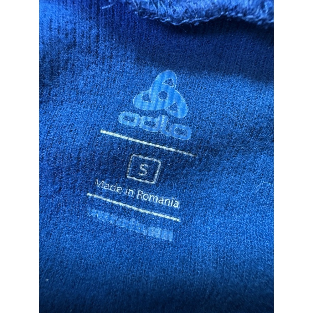 Odlo The Active Warm Baselayer With Facemask Blue Lightweight Running Hoodie S - Picture 3 of 7
